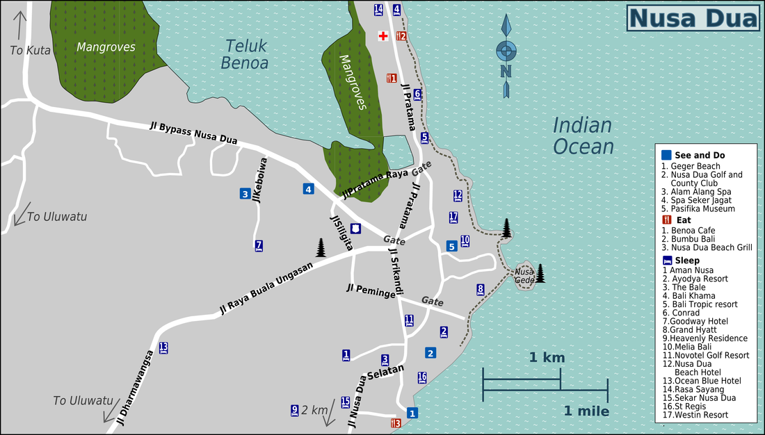 Bali map highlighting the island’s major destinations, popular beaches, cultural landmarks, and key travel routes to help visitors plan their itinerary.