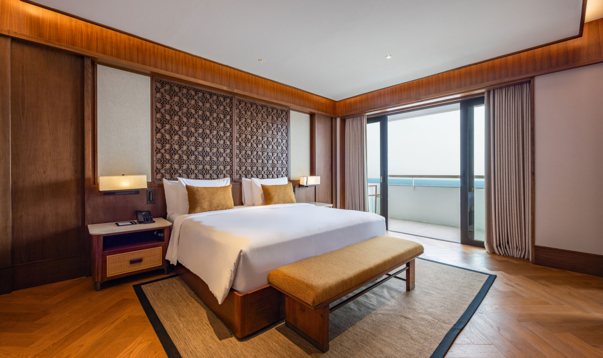 Beachfront hotel in Bali showcasing luxury accommodations steps from the shoreline