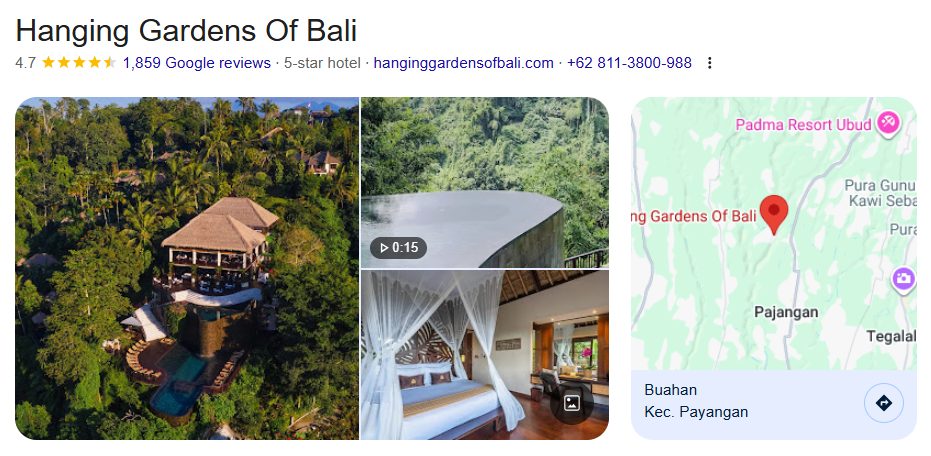 Hanging Gardens of Bali - Ubud