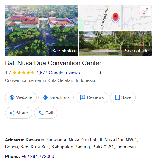 Bali Nusa Dua Convention Center (BNDCC) - Nusa Dua