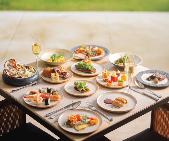 Luxury restaurants in Bali offering fine dining experiences, gourmet cuisine, elegant interiors, and breathtaking views of the island’s coastline and landscapes.