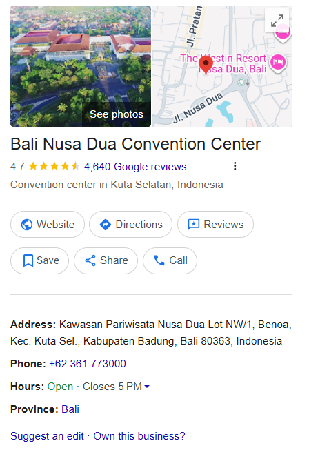 Large-scale MICE in Bali conference with delegates attending a business seminar at a luxury resort, showcasing Bali’s premier event and convention infrastructure.