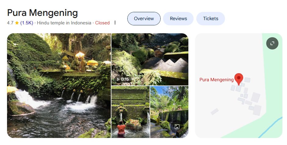 Quieter Alternatives to Tirta Empul