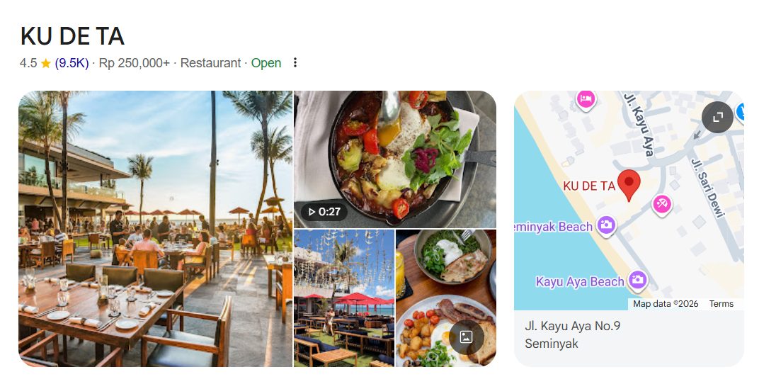 5. Ku De Ta — 水明漾（Seminyak）