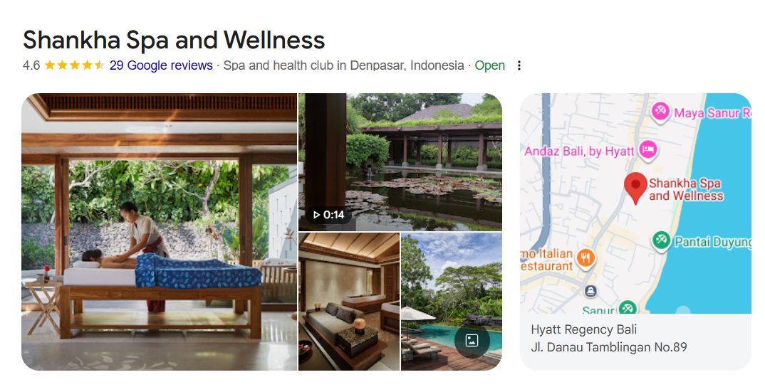 2. Hyatt Regency의 Shankha Spa – Jalan Danau Tamblingan
