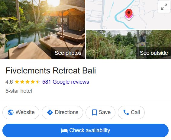 5. Fivelements Retreat Spa – Ubud