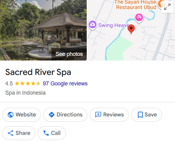 10. Four Seasons의 Sacred River Spa – Ubud