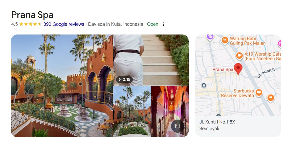 12. Prana Spa – Seminyak