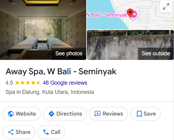 13. W Bali의 Away Spa – Seminyak