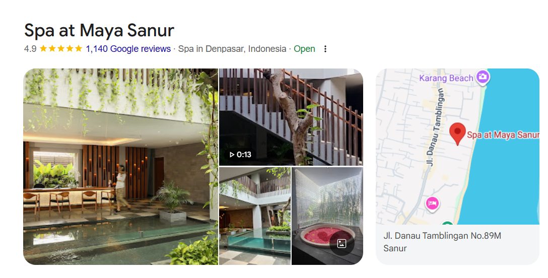 7. Maya Sanur 水疗中心 — Danau Tamblingan 路