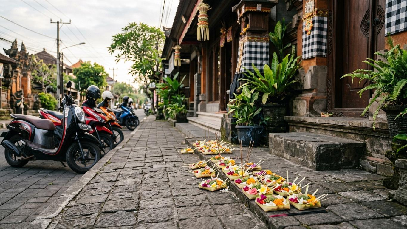 canang making in bali – Where You'll See Canang Sari Every Day, and How to Walk Around Them – 9