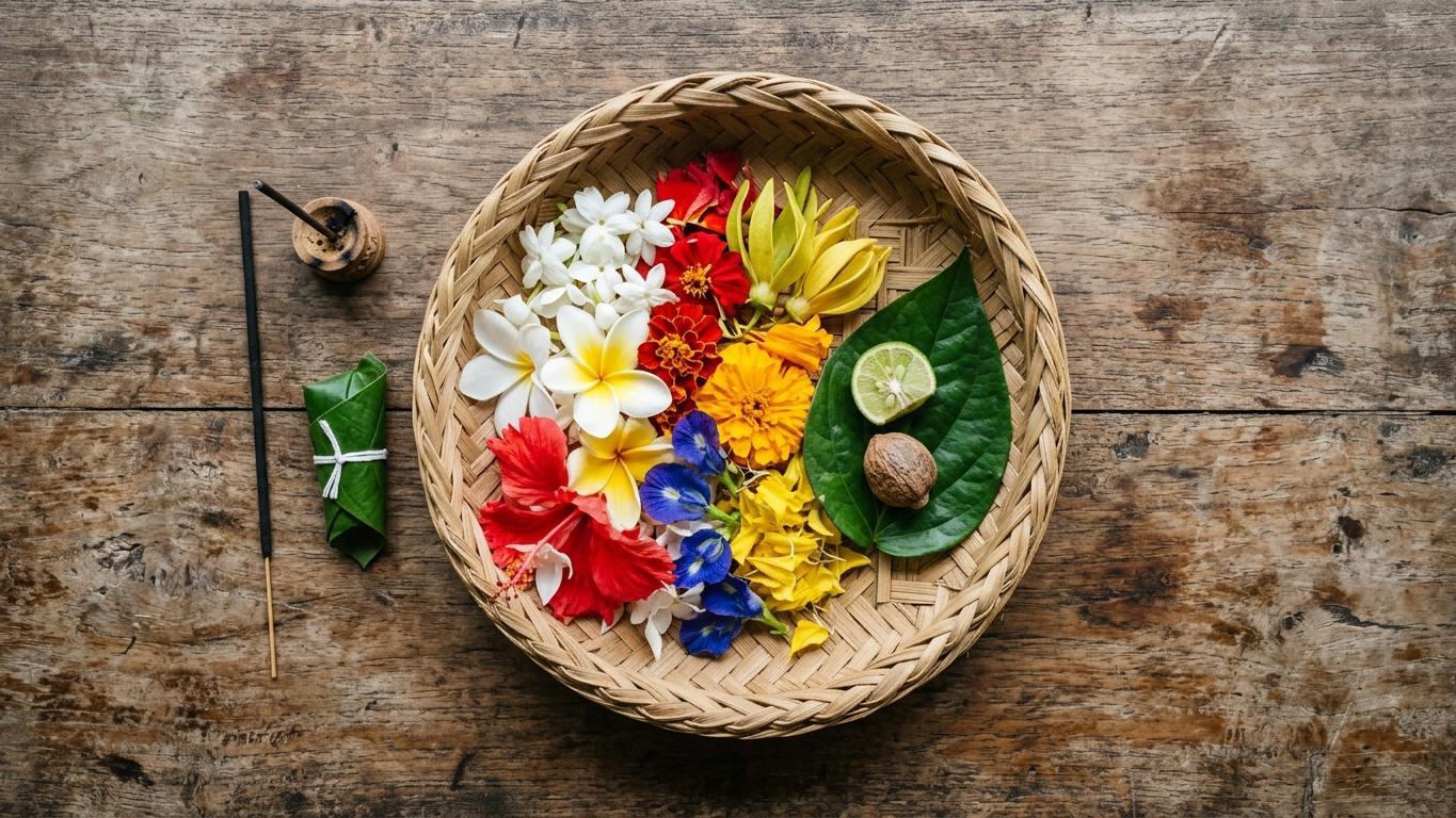 canang making in bali – What Goes Into a Canang Sari – 2
