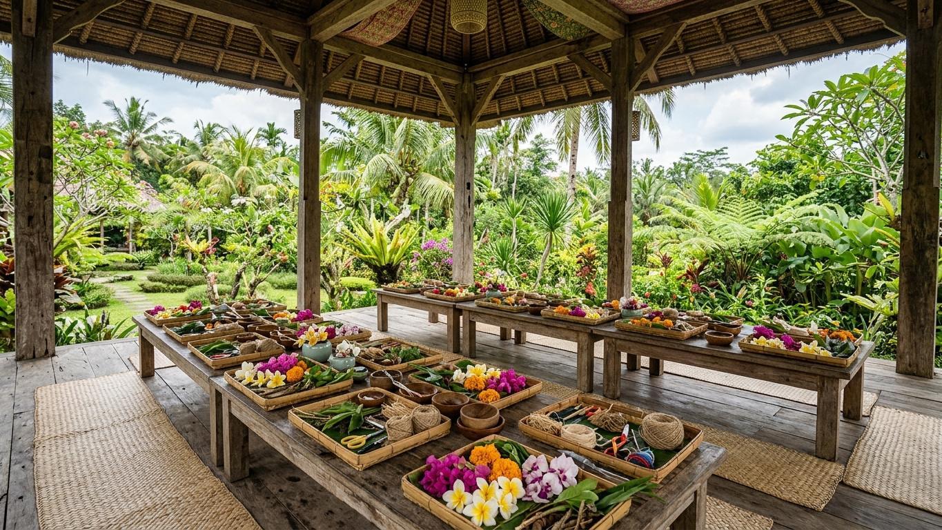 Where to Learn Canang Making in Bali – 8